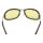 PiWear Orlando Silver YT klassische Motorradbrille – Gelb