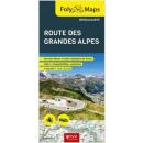 FolyMaps Route de Grandes Alpes Karte foliert