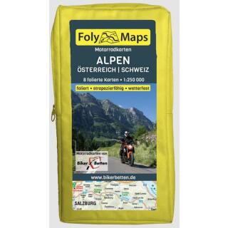 FolyMaps Alpen Österreich Schweiz Motorradkarten Set