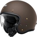 Shoei J.O2 matt brown jet helmet