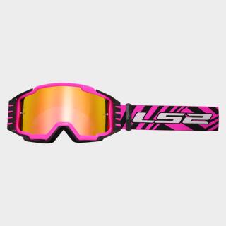 LS2 Charger Pro MX goggels pink
