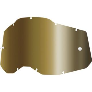 100% Accuri 2 / Strata 2 / Racecraft 2 Ersatzglas gold