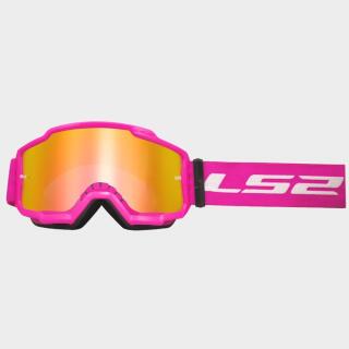 LS2 Charger MX goggles pink idirium