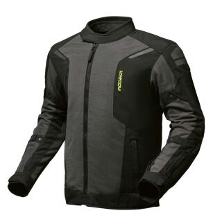 Modeka Khao Air II motorcycle jacket dark grey black