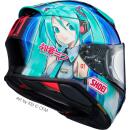 Shoei NXR2 Hatsune Miku TC-4 full face helmet