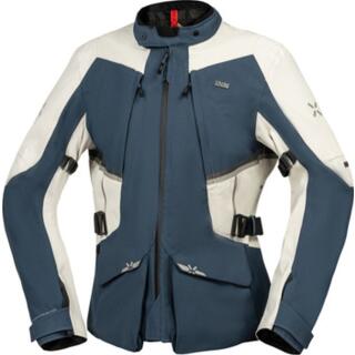 IXS Tourster-STX 1.0 motorcycle jacket blue grey