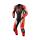 Revit Hyperspeed 3 Lederkombi 1tlg hellgrau rot