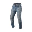 Revit Detroit 3 Tapered Motorradjeans medium blue vintage...