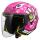 LS2 OF602 Funny II Paws Pink casque jet enfant