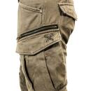 John Doe Cargo Stroker Motorradjeans camel
