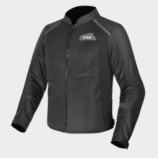 LS2 Breeze Man Motorradjacke Herren schwarz