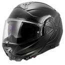 LS2 Advant X Solid gloss black flip-back helmet
