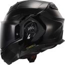 LS2 Advant X Solid gloss black flip-back helmet
