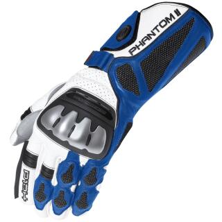 Held Phantom II motorcycle gloves white blue 12