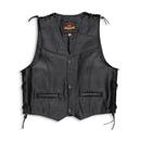 Held Patch leather vest 4XL