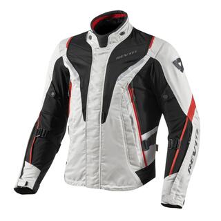 Revit Vapor motorcycle jacket silver red L