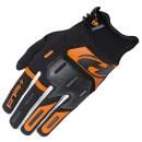 Held Hardtack motorcycle gloves black orange 7